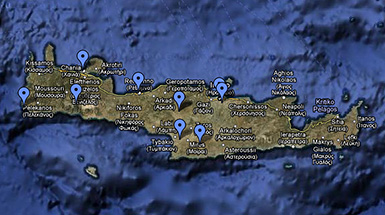 Interaktiv karta över Kreta – Kreta.se